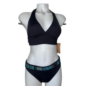 Anne Cole Locker Black Bikini – Size S – New with Tags
